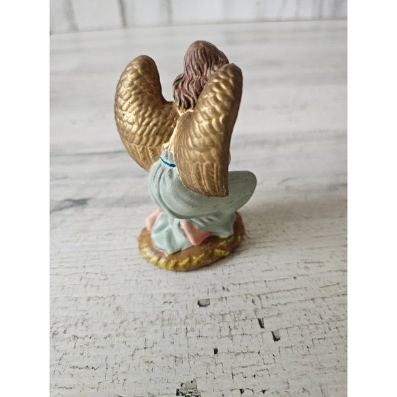 Vintage fontanini Italian Angel Glass Nativity Xmas religious decor cherub - Picture 4 of 8